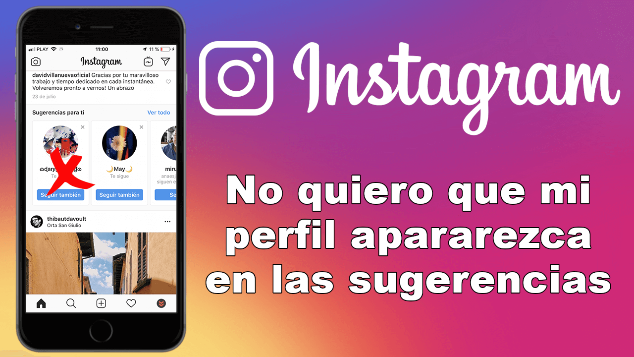 Si Busco A Alguien En Instagram Le Aparezco Como Sugerencia